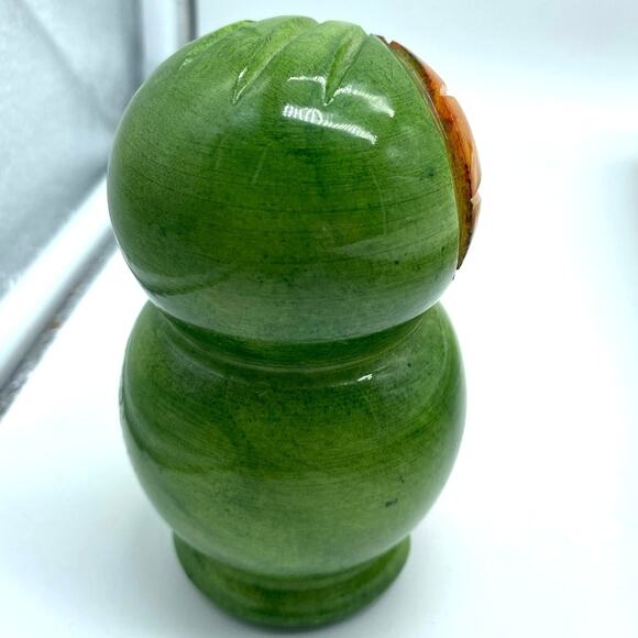 VTG Alabaster Owl Figurine Ducceschi Italian Hand Carved Painted Green 4"
MCM - Picture 2 of 7